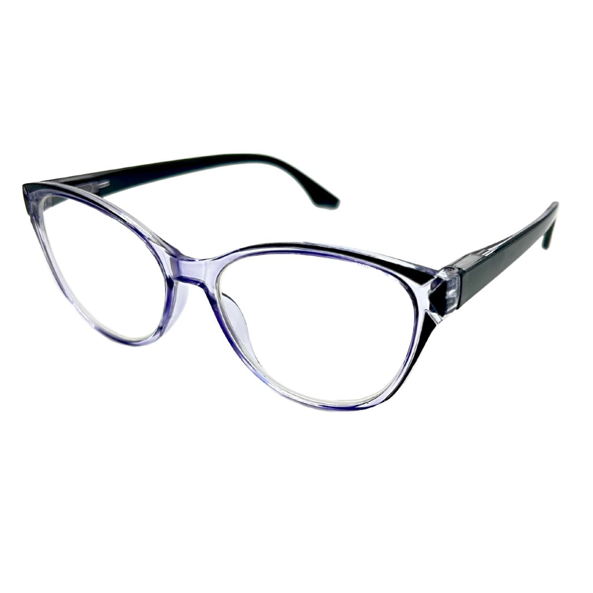 Crystaline Lilac – Lentes de Lectura Morado Translúcido para Mujer