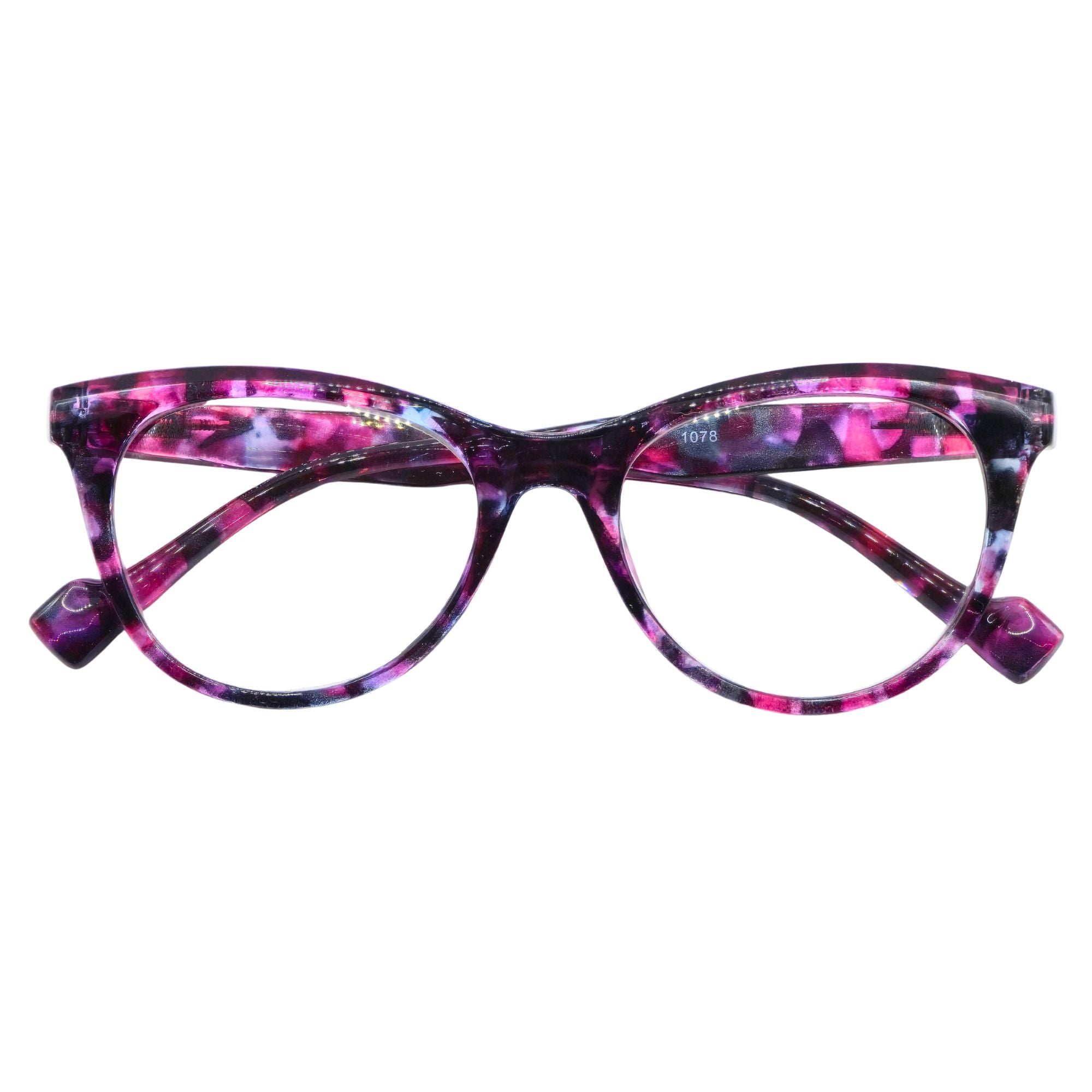 Mosaic Amethyst – Lentes de Lectura Morado Multicolor para Mujer