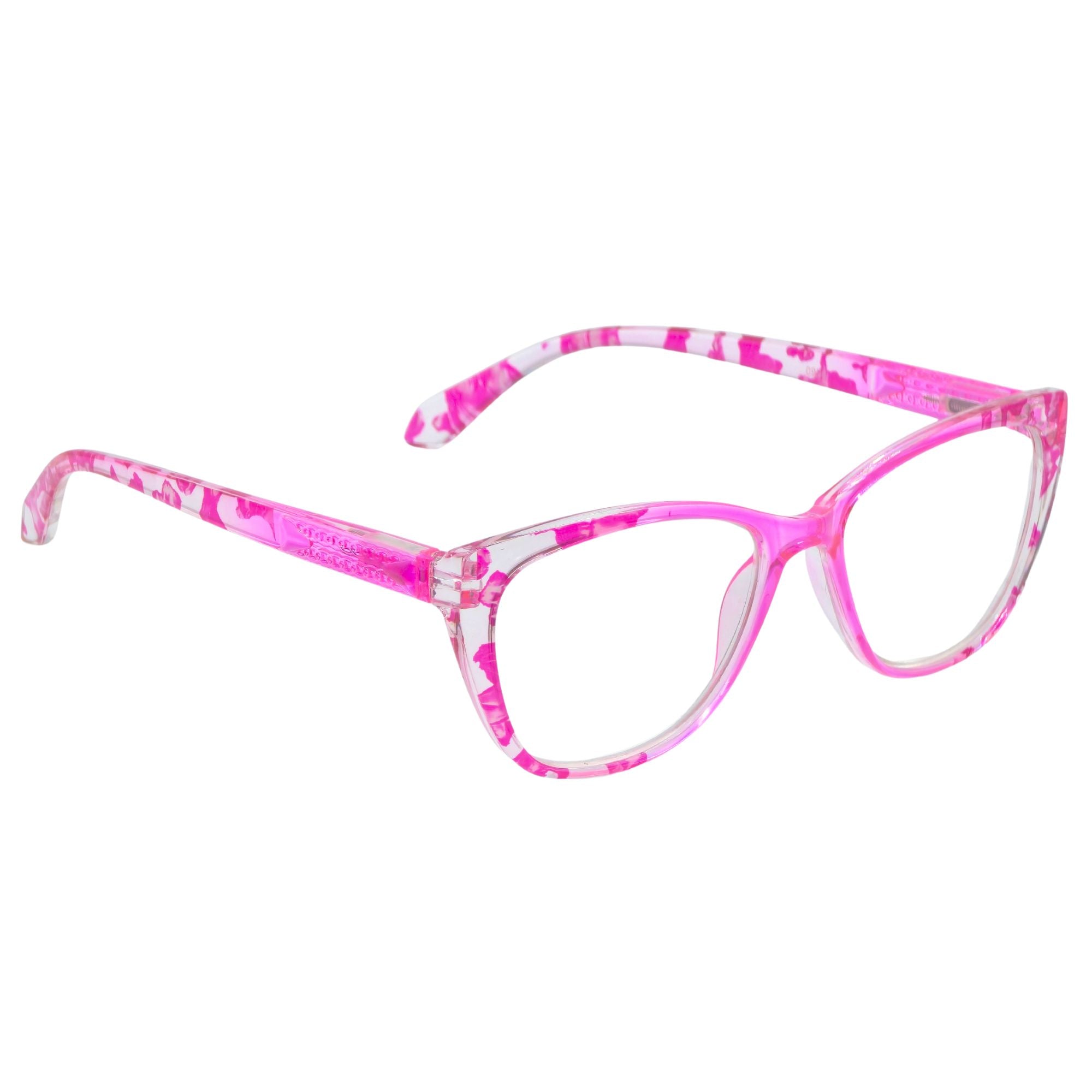 Elara Rose Marble – Lentes de Lectura Cat-Eye para Mujer con Filtro Azul