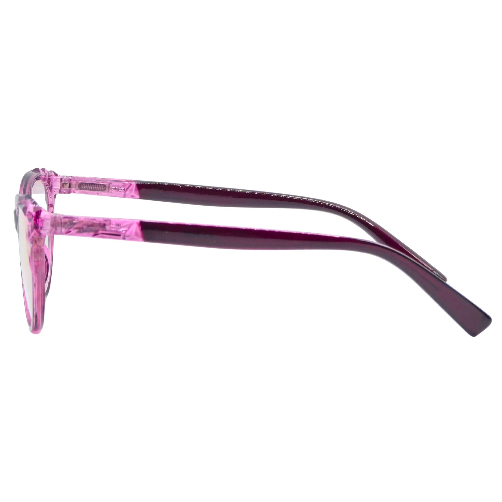 Aurora Pink Crystal – Lentes de Lectura Fucsia Translúcido para Mujer