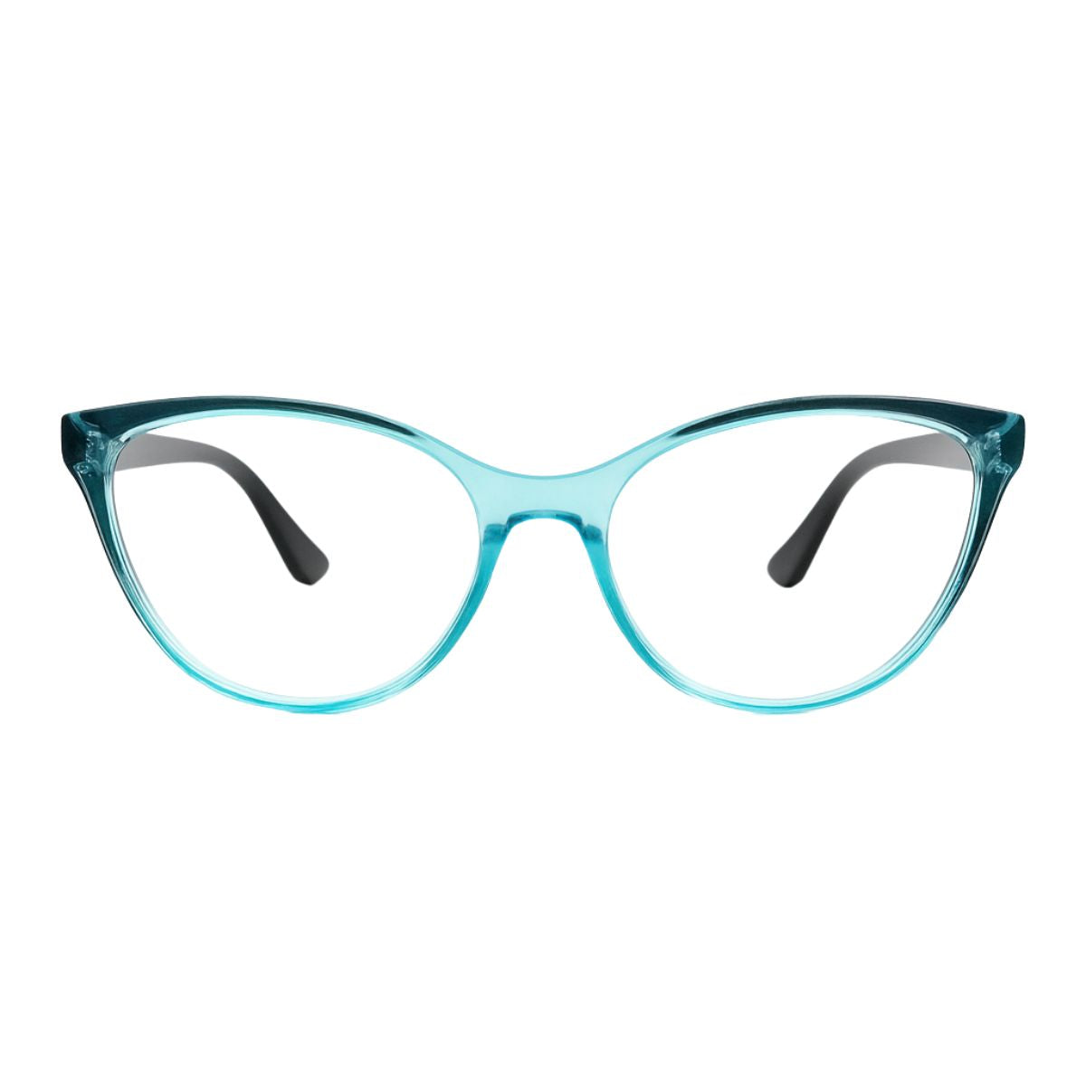 Crystaline Aqua – Lentes de Lectura Celeste Translúcido para Mujer