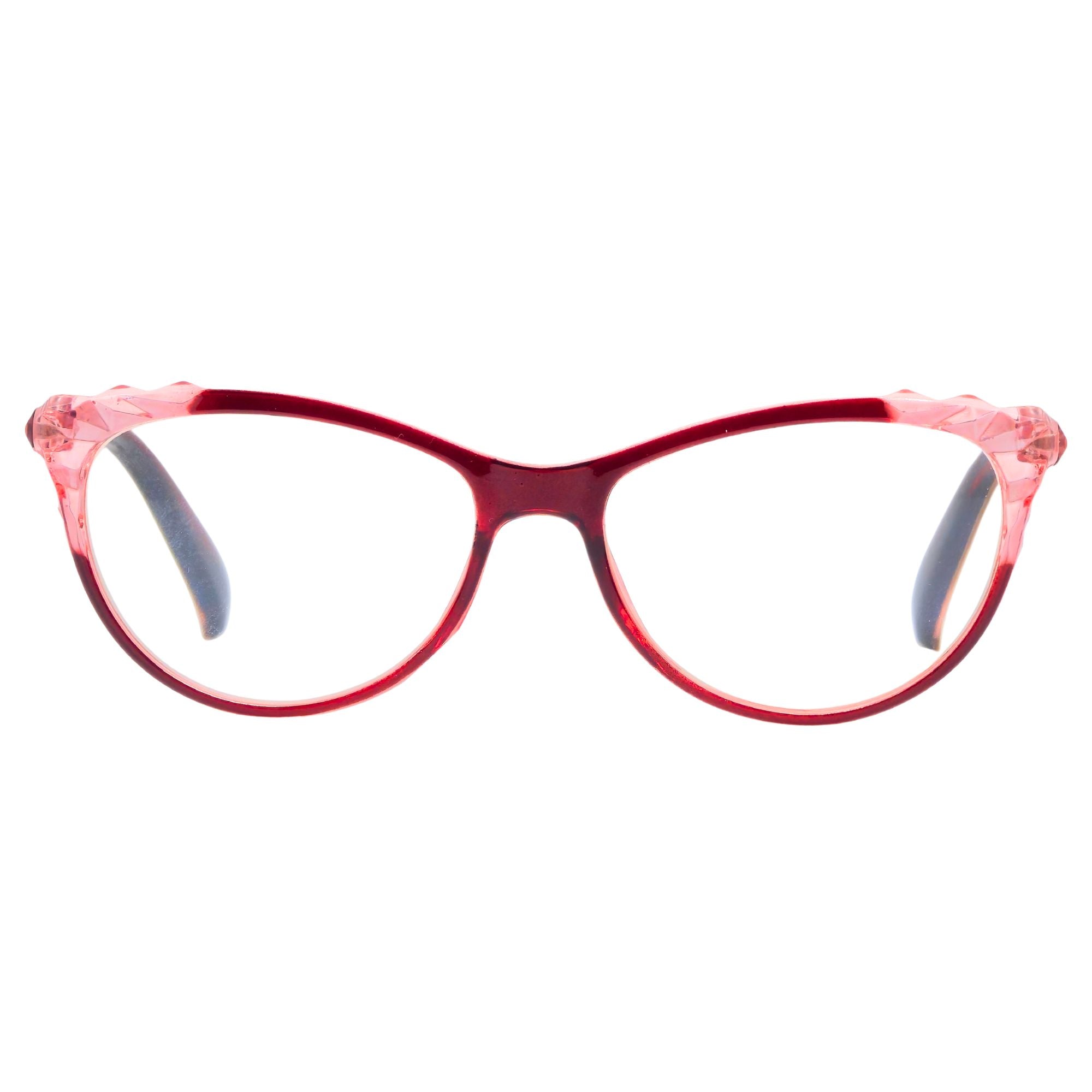 Aurora Ruby Crystal – Lentes de Lectura Rojo Translúcido para Mujer