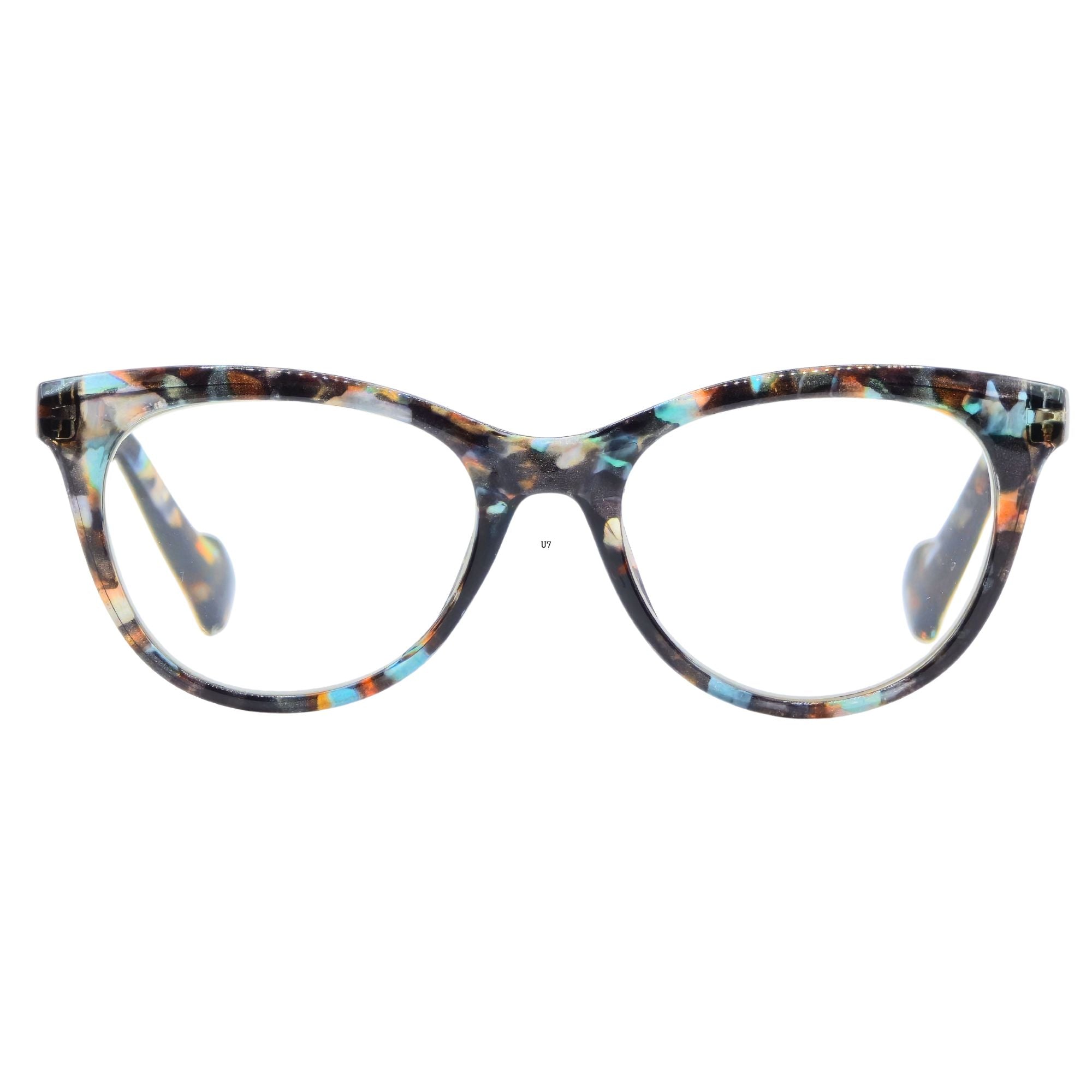 Mosaic Nocturne – Lentes de Lectura Multicolor Oscuro para Mujer