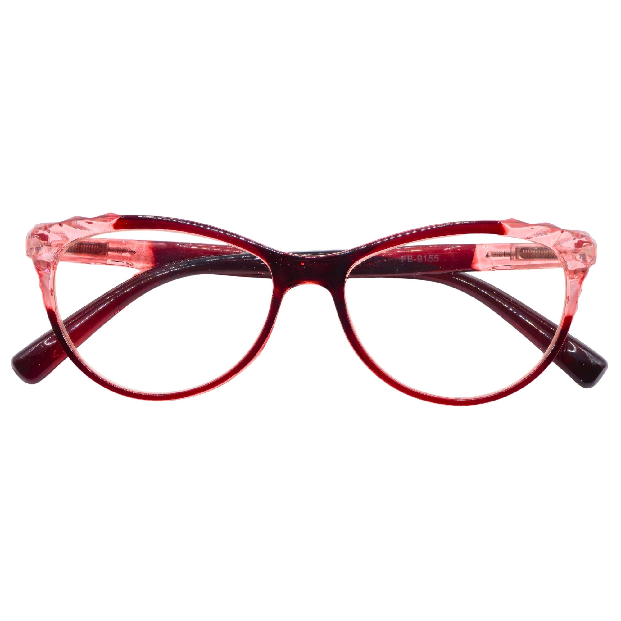 Aurora Ruby Crystal – Lentes de Lectura Rojo Translúcido para Mujer