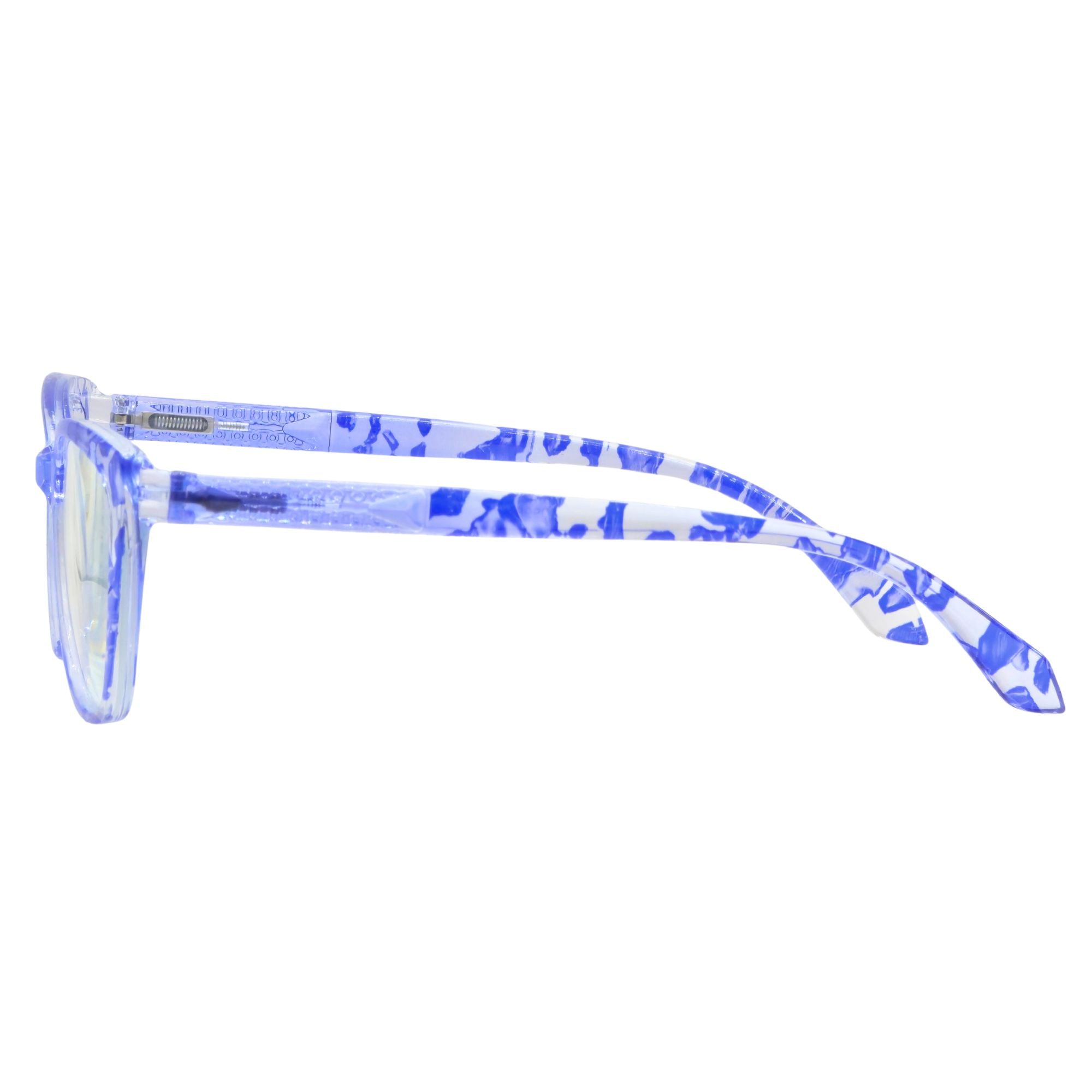 Elara Sapphire Marble – Lentes de Lectura Cat-Eye para Mujer con Filtro Azul
