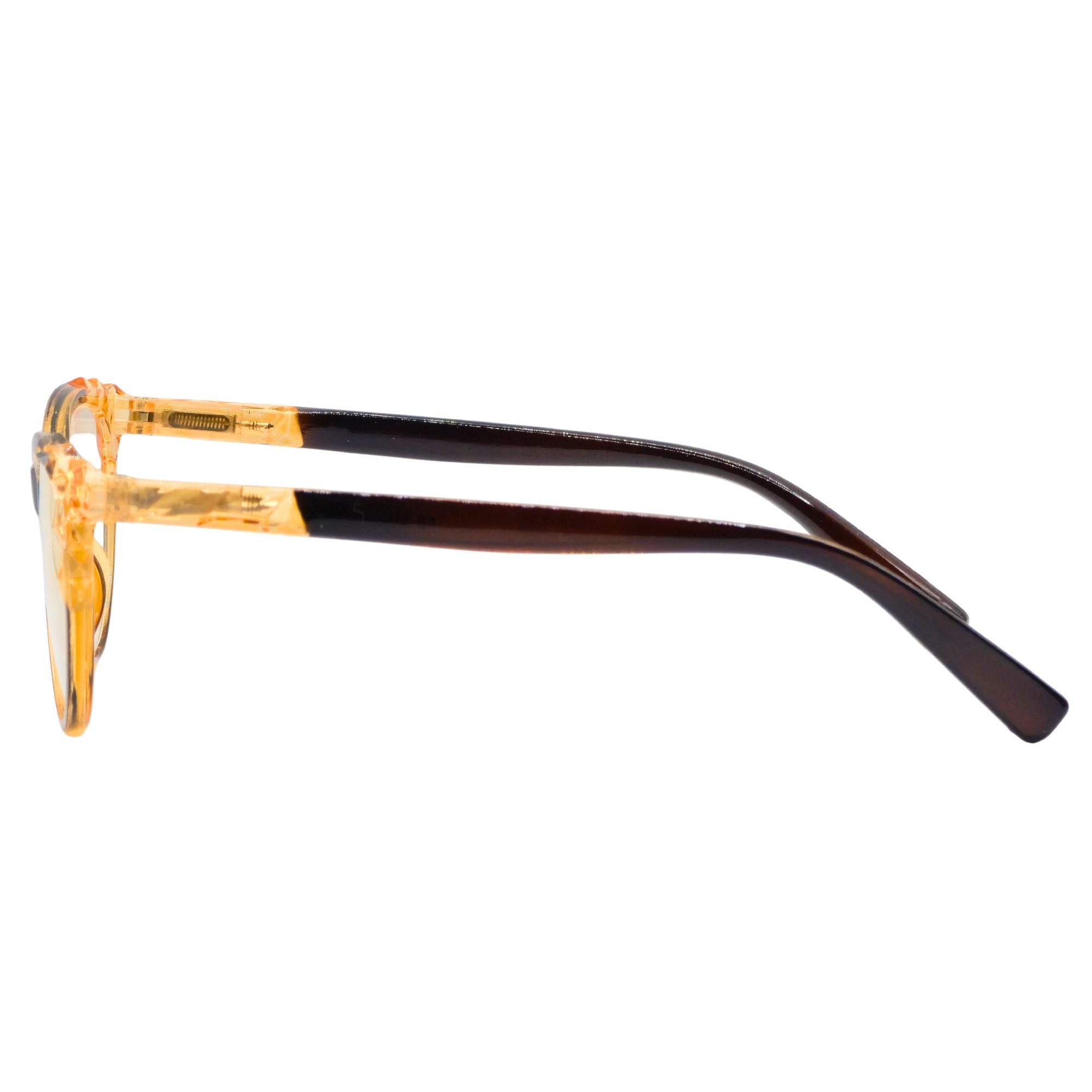 Aurora Amber Crystal – Lentes de Lectura Ámbar Translúcido para Mujer