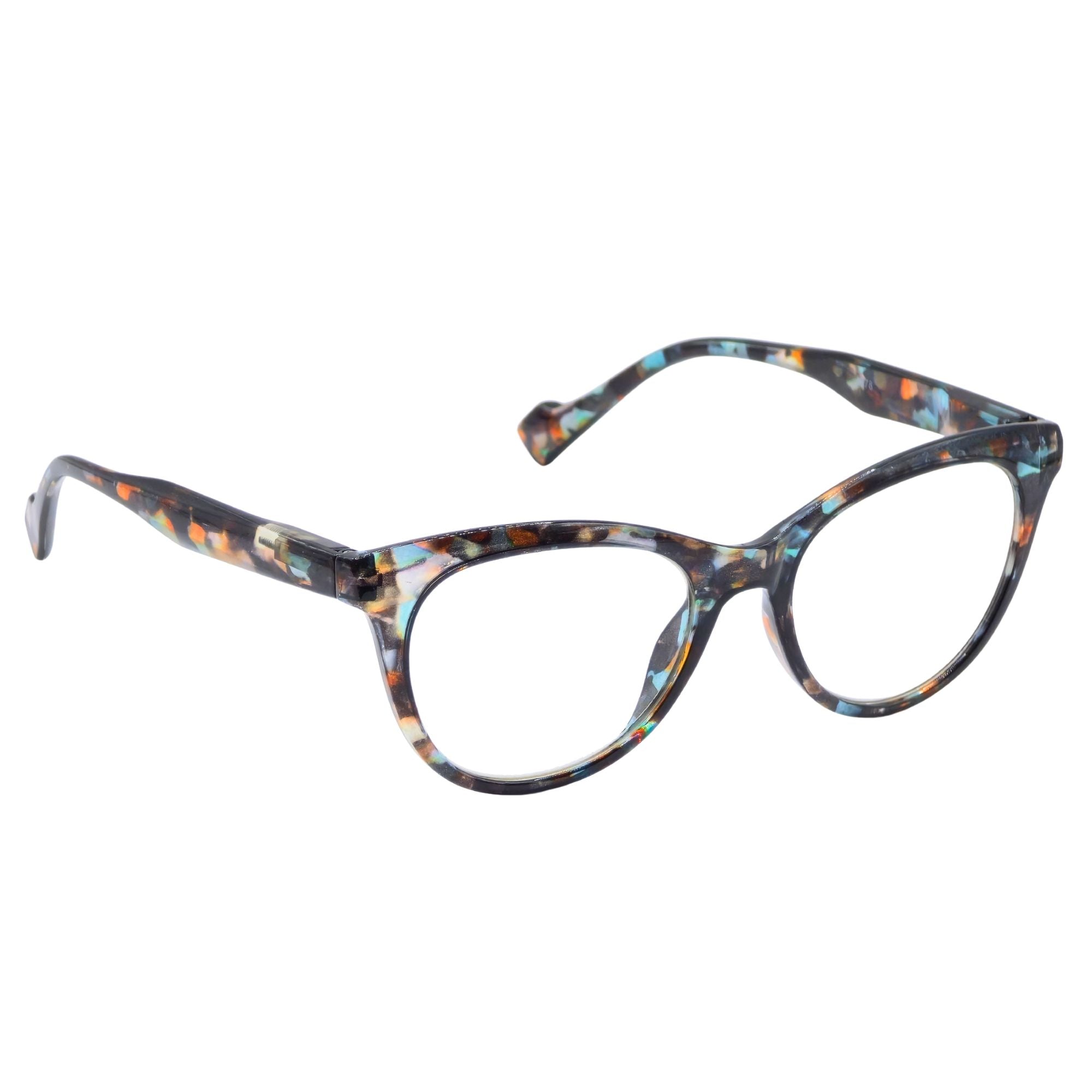 Mosaic Nocturne – Lentes de Lectura Multicolor Oscuro para Mujer