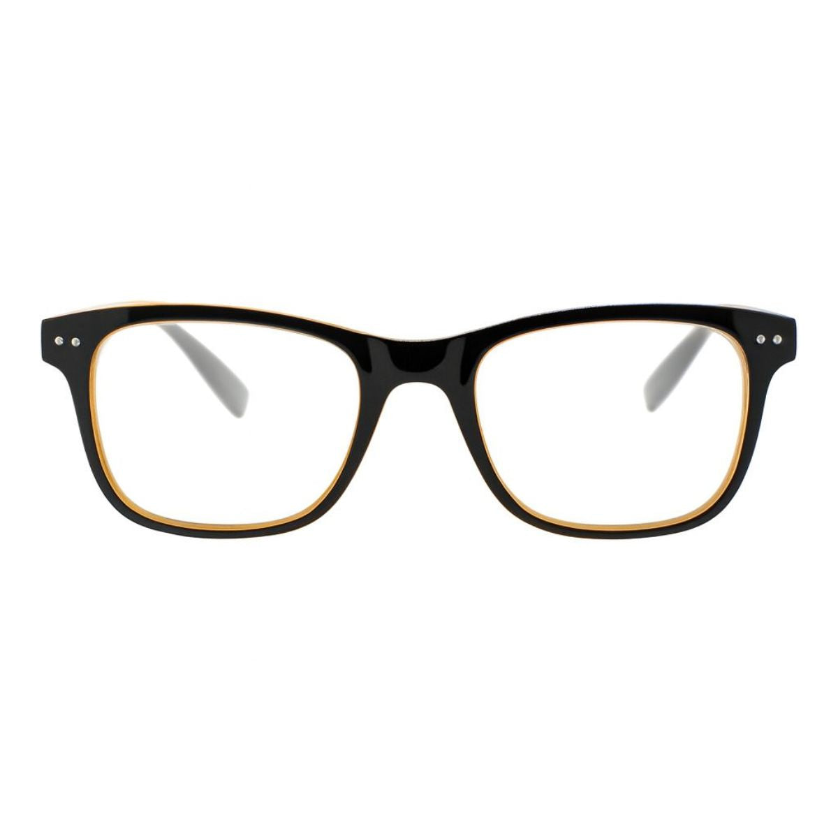 Vector Bronze – Lentes de Lectura Negro/Café para Hombre