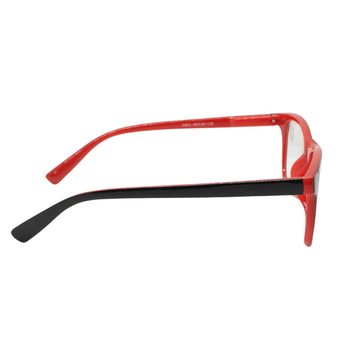 Vector Crimson – Lentes de Lectura Negro/Rojo para Hombre