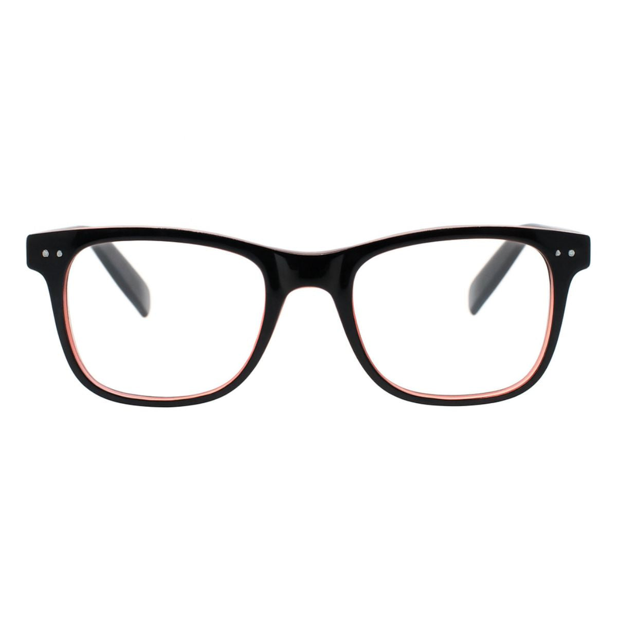 Vector TerraCore – Lentes de Lectura Negro/Terracota para Hombre