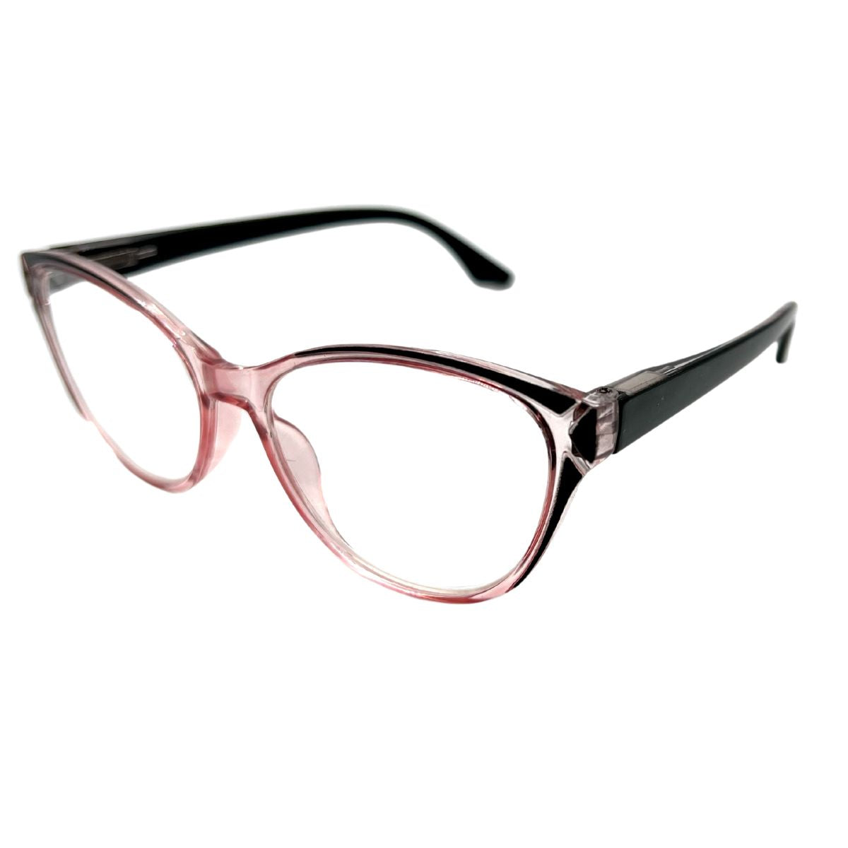 Crystaline Crimson – Lentes de Lectura Rojo Translúcido para Mujer
