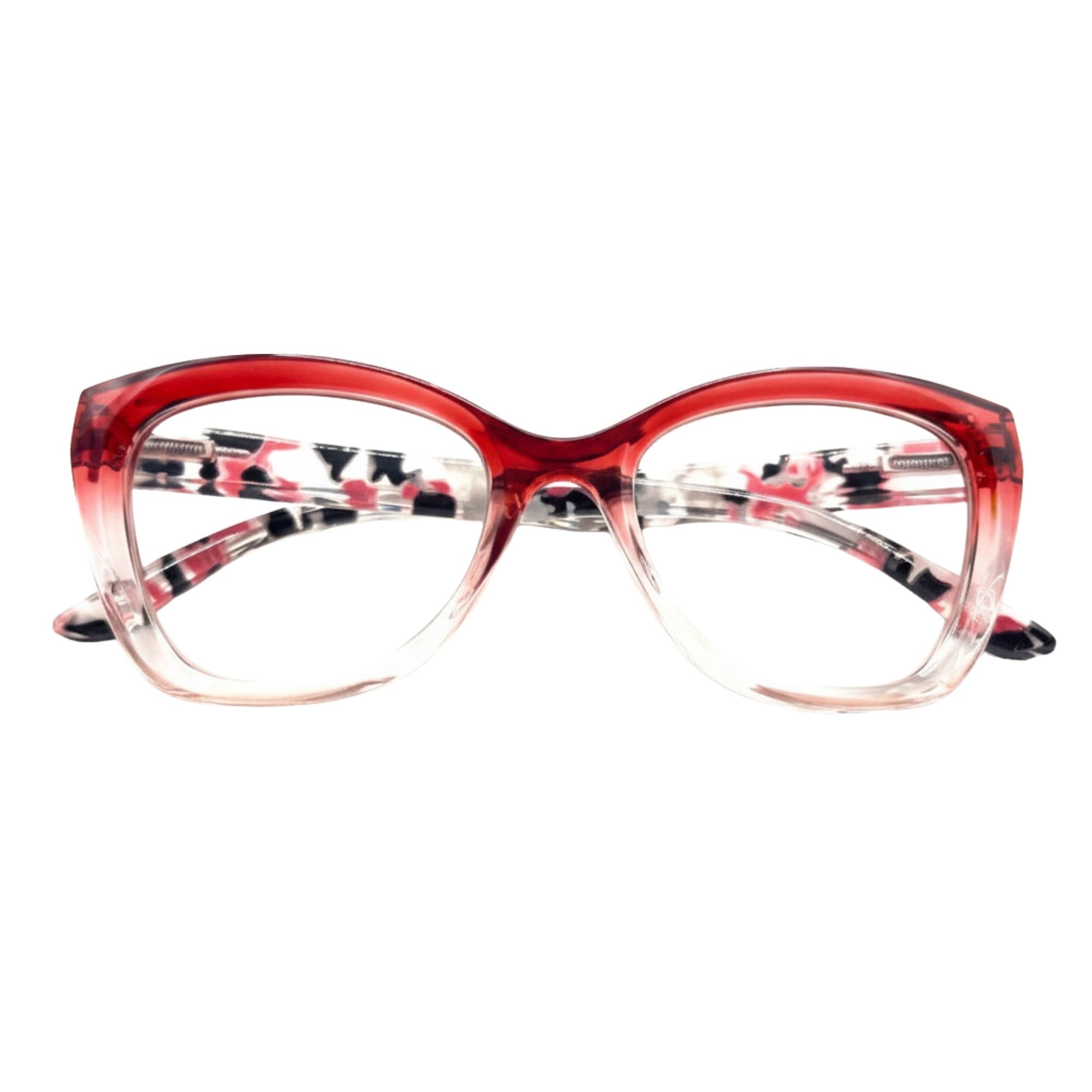 Scarlet Ruby – Lentes de Lectura Presbicia para Mujer Cat-Eye Degradé