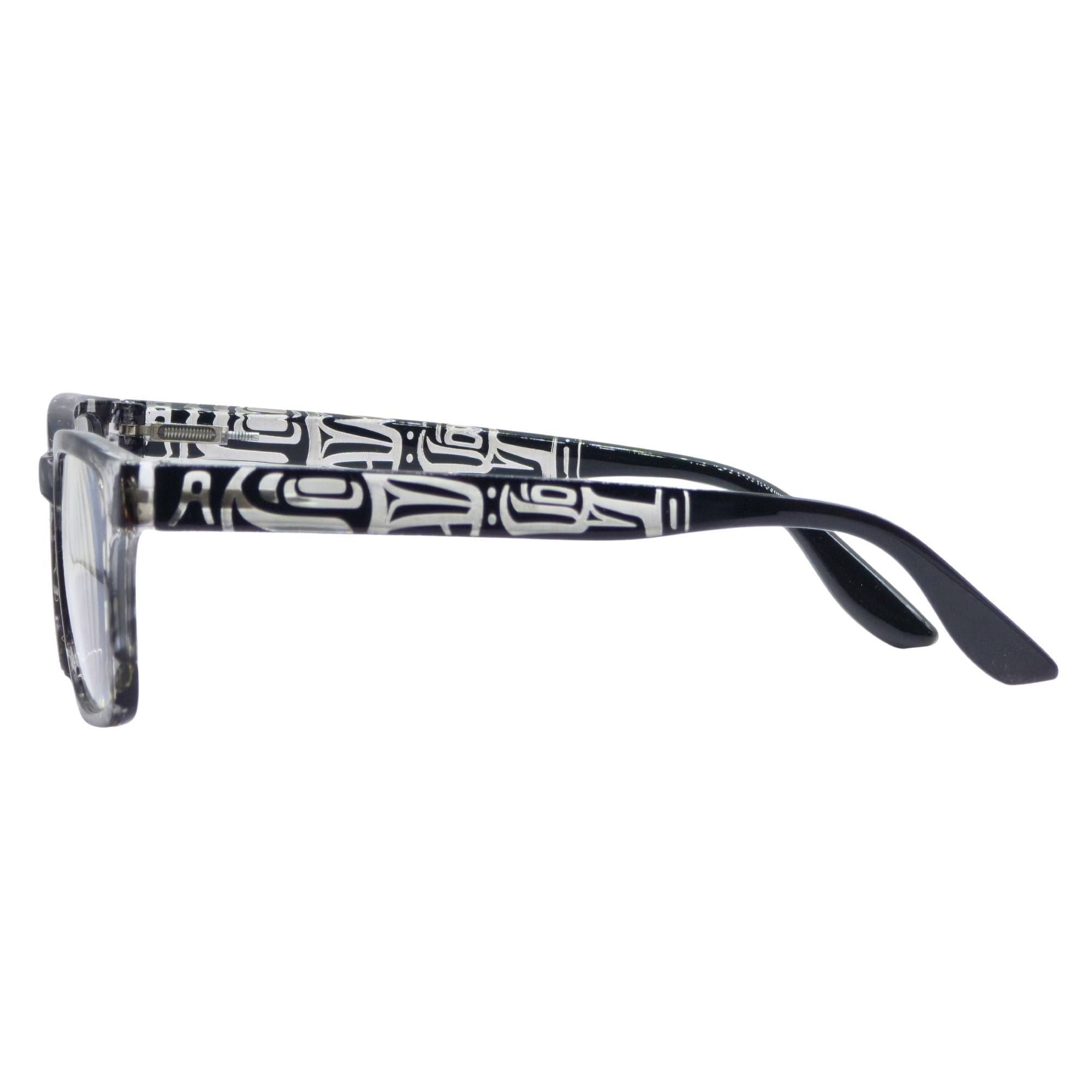 Kaia Graphite – Lentes de Lectura Negro Translúcido para Mujer