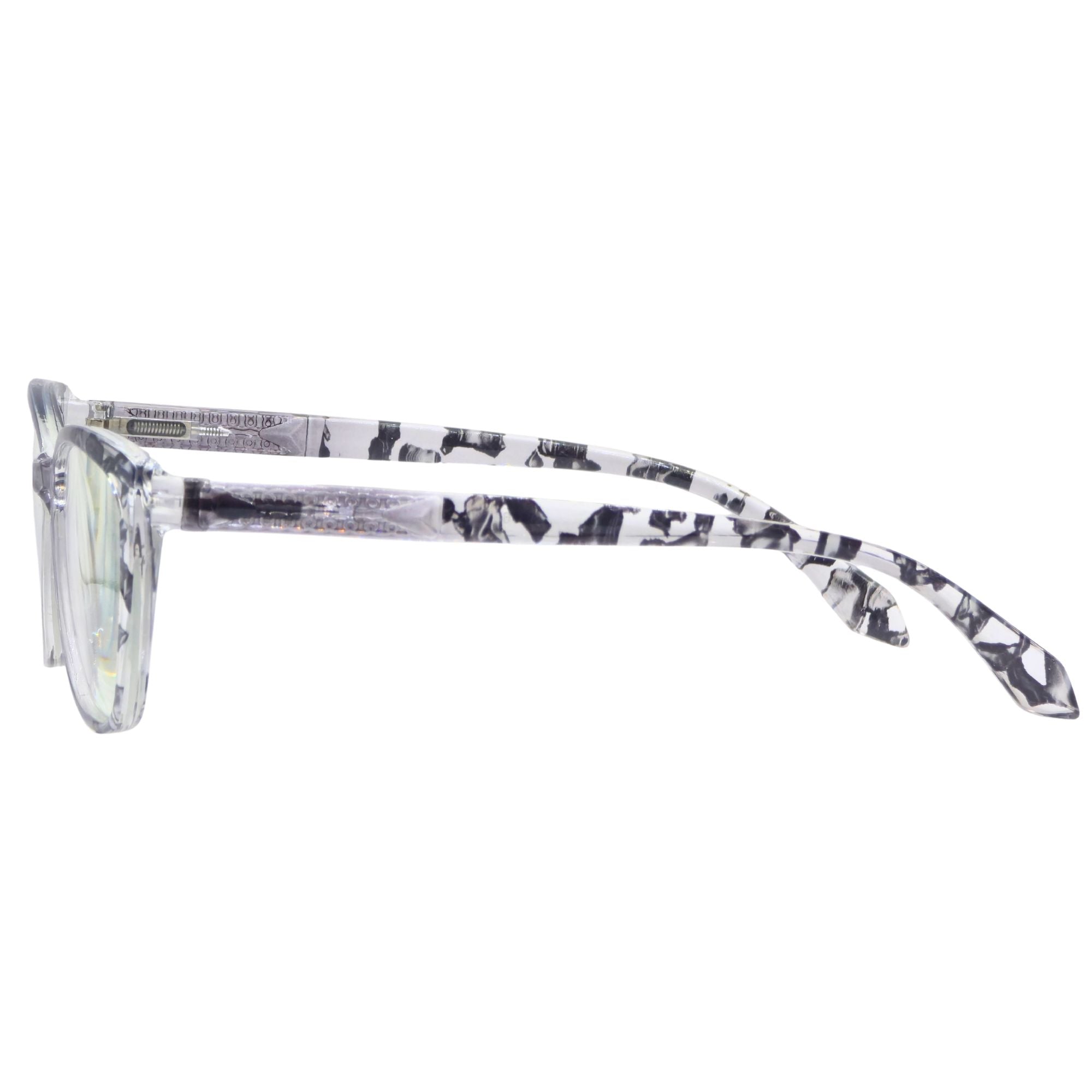 Elara Onyx Marble – Lentes de Lectura Cat-Eye para Mujer con Filtro Azul