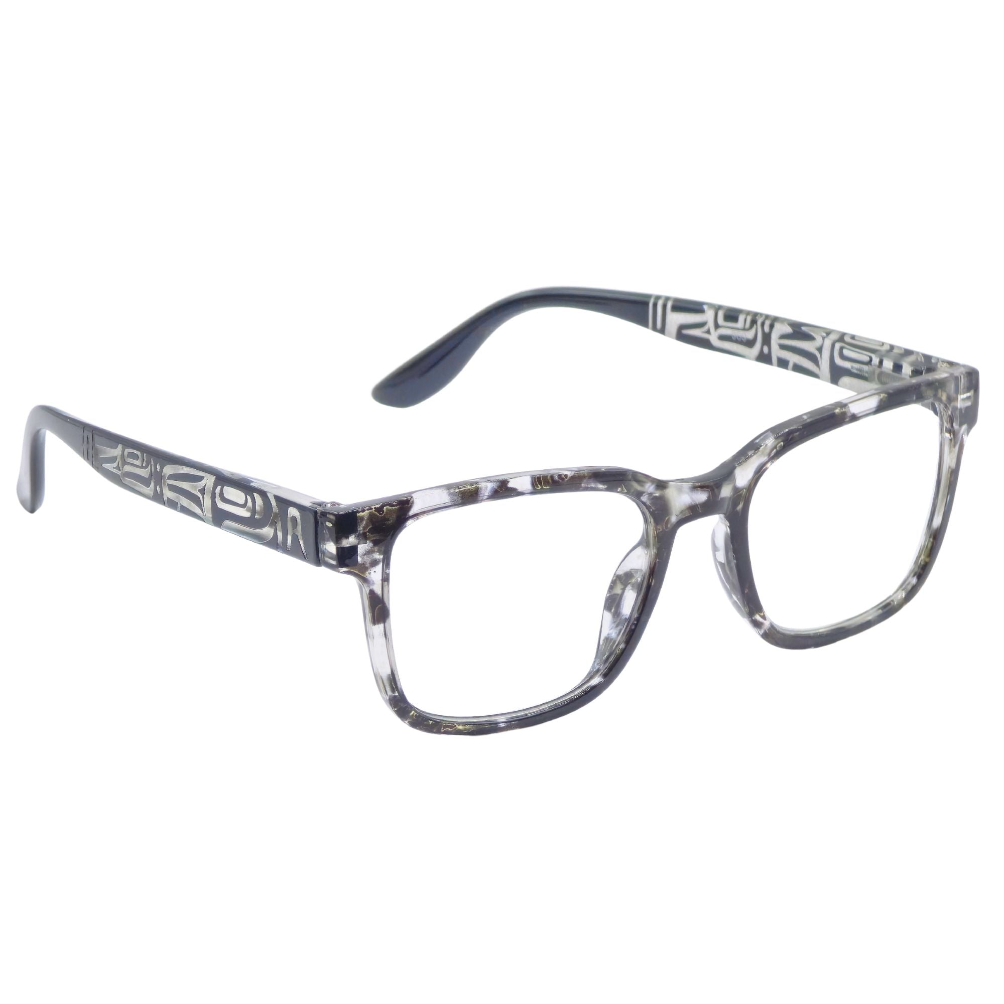 Kaia Graphite – Lentes de Lectura Negro Translúcido para Mujer