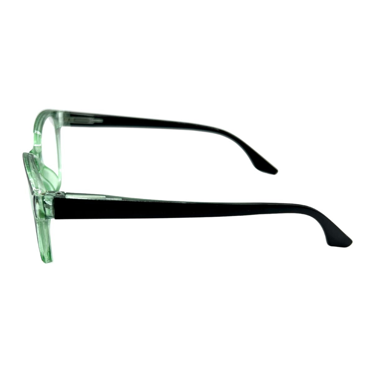 Crystaline Jade – Lentes de Lectura Verde Translúcido para Mujer