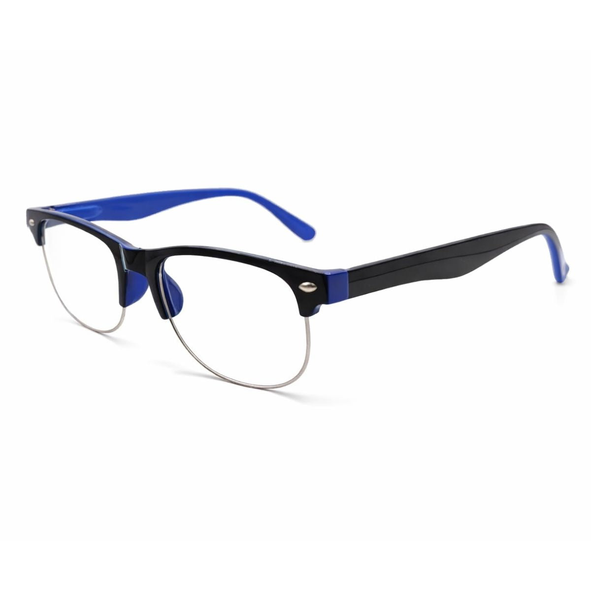 Neo Cobalt Shadow – Lentes de Lectura Vintage Azul/Negro